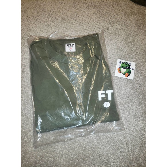 FTP Logo L/S Tee Olive - Picture 1 of 4